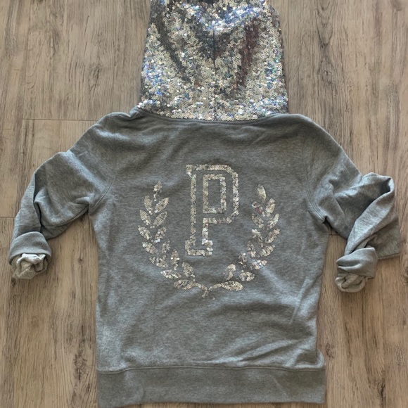 VS PINK Limited Edition Bling Hoodie - Picture 2 of 7